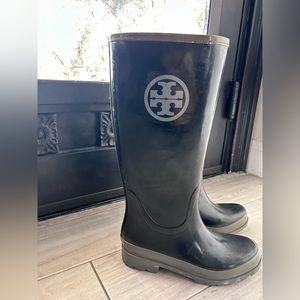 Tory Burch rubber rain boots